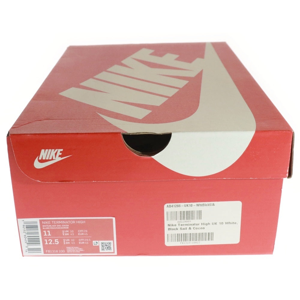 NIKE(ナイキ) TERMINATOR HIGH COCOA SNAKE ターミネーター ココアスネーク 白蛇 ハイカットスニーカー FB1318-100 ホワイト US11/29.0cm