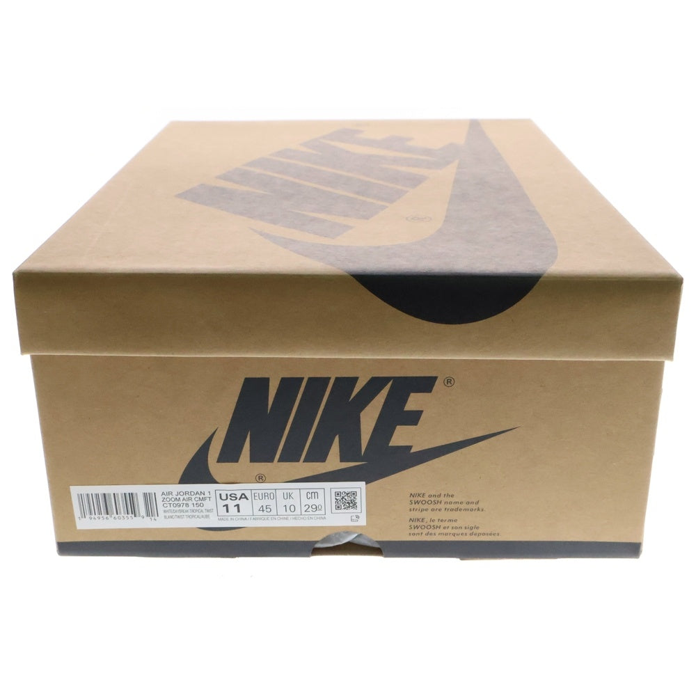 NIKE(ナイキ) AIR JORDAN 1 HIGH ZOOM AIR COMFORT エアジョーダン1 ハイ ズーム エア コンフォート ハイカットスニーカー CT0978-150 ホワイト/パープル US11/29.0cm