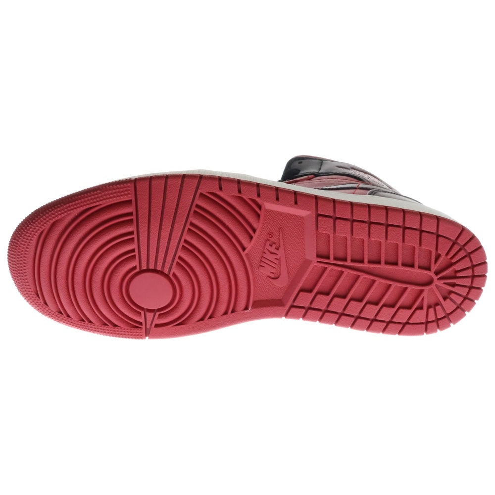 NIKE(ナイキ) AIR JORADAN 1 MID REVERSE BRED エアジョーダン1 リバースブレッド ミッドカットスニーカー 554724-660 レッド US11/29.0cm