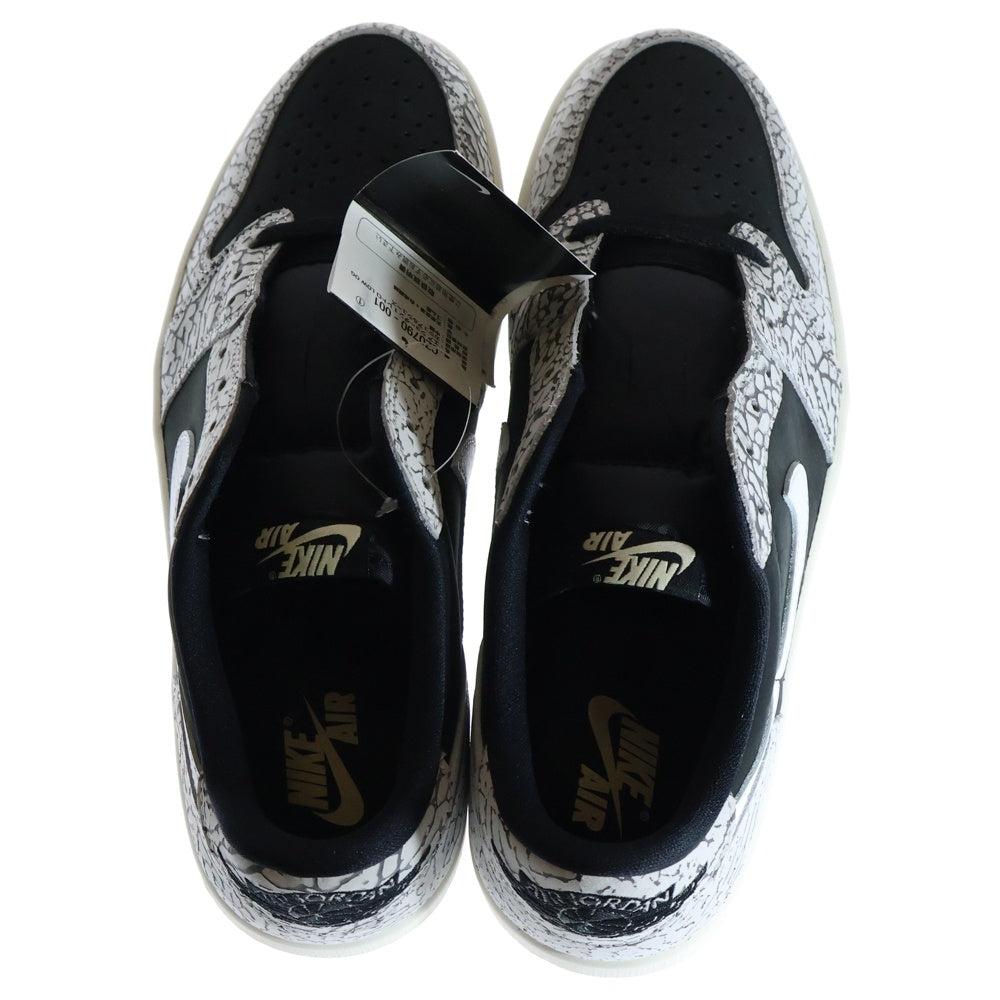 NIKE(ナイキ) AIR JORDAN 1 RETRO LOW OG BLACK CEMENT エア ジョーダン1 レトロ ブラック セメント ローカットスニーカー CZ0790-001 グレー/ブラック US11/29.0cm
