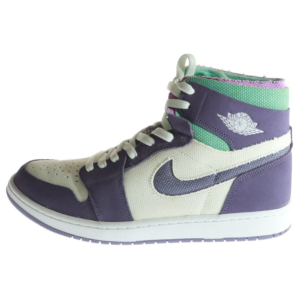 NIKE(ナイキ) AIR JORDAN 1 HIGH ZOOM AIR COMFORT エアジョーダン1 ハイ ズーム エア コンフォート ハイカットスニーカー ホワイト/パープル CT0978-150 US11/29.0cm