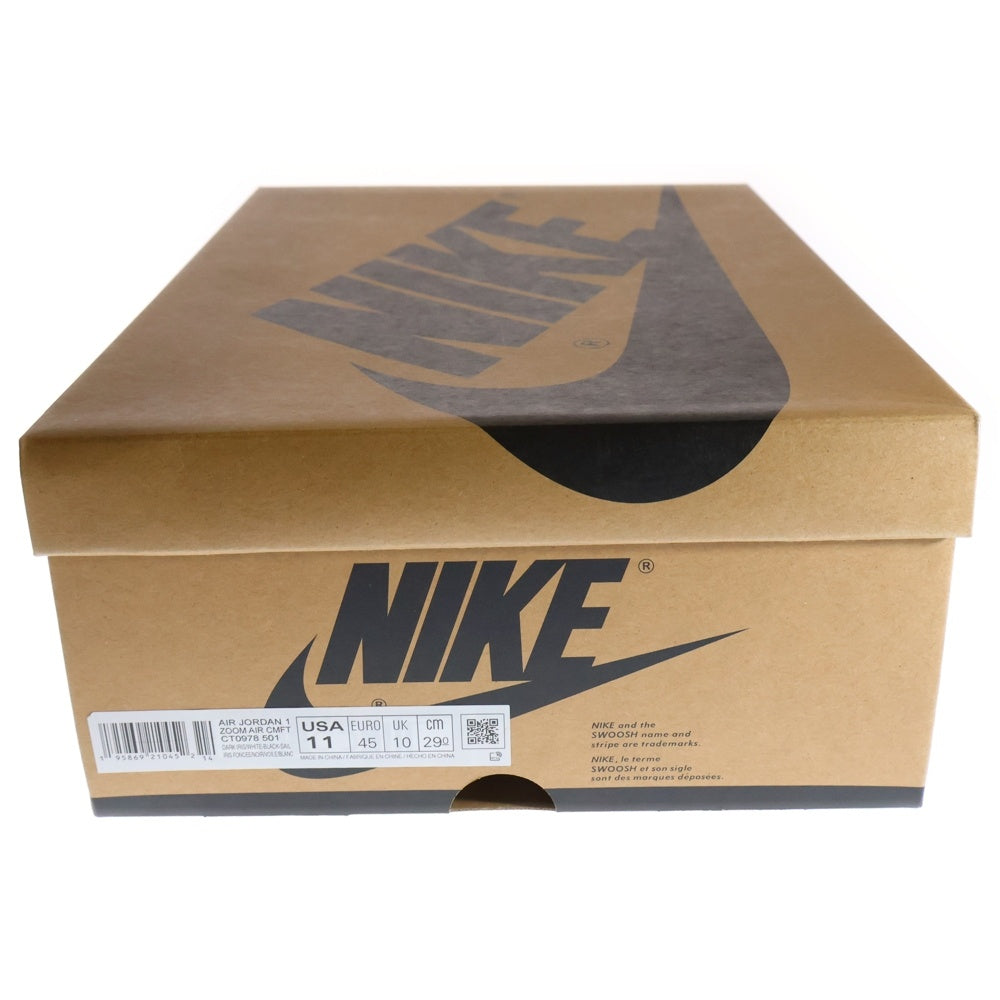 NIKE(ナイキ) AIR JORDAN 1 ZOOM AIR CMFT DARK IRIS エアジョーダン1 ズーム コンフォート ダークアイリス ハイカットスニーカー CT0978-501 US11/29.0cm