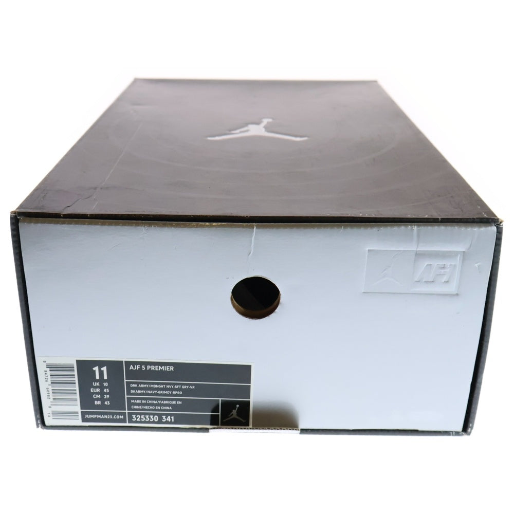 NIKE(ナイキ) 【観賞用2008年製】AIR JORDAN FUSION 5 PREMIER エアジョーダンフュージョン5 ハイカットスニーカー 325330-341 ブラック US11/29.0cm