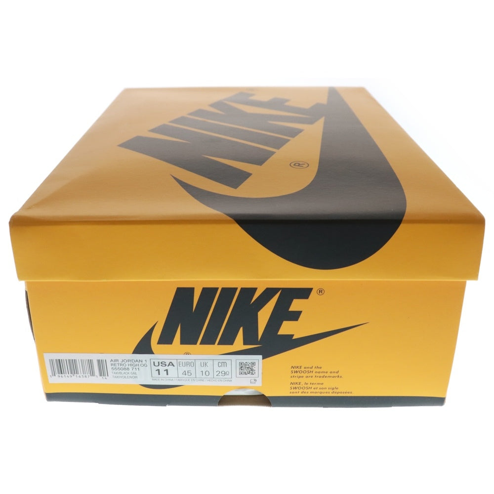 NIKE(ナイキ) AIR JORDAN 1 RETRO HIGH OG Taxi エア ジョーダン 1 レトロ タクシー ハイカットスニーカー 555088-711 オレンジ/ブラック US11/29.0cm