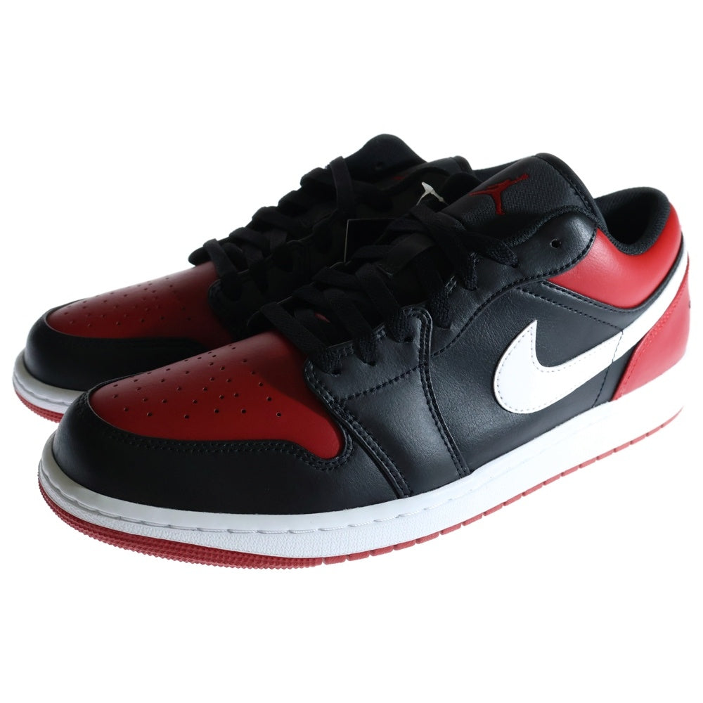 NIKE(ナイキ) AIR JORDAN 1 LOW BRED 553558-066 エアジョーダン 1 ロー ブレッド ローカットスニーカー レッド/ブラック US11/29.0cm
