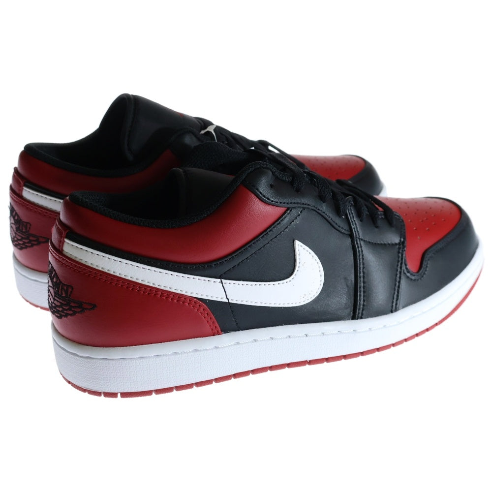 NIKE(ナイキ) AIR JORDAN 1 LOW BRED 553558-066 エアジョーダン 1 ロー ブレッド ローカットスニーカー レッド/ブラック US11/29.0cm