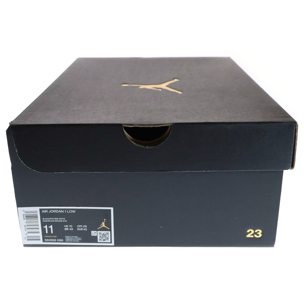 NIKE(ナイキ) AIR JORDAN 1 LOW BRED 553558-066 エアジョーダン 1 ロー ブレッド ローカットスニーカー レッド/ブラック US11/29.0cm