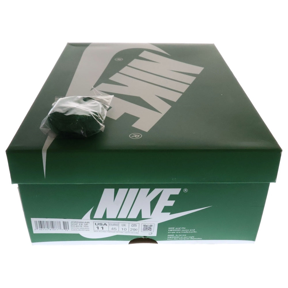NIKE(ナイキ) JORDAN AIR SHIP SP Pine Green DX4976-103 ジョーダン エアシップ パイングリーン ハイカットスニーカー ホワイト/グリーン US11/29.0cm