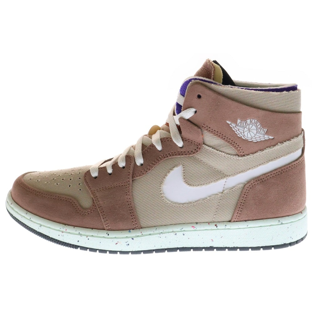 NIKE(ナイキ) WMNS AIR JORDAN 1 HIGH ZOOM Comfort ウィメンズ エアジョーダン1 ズーム コンフォート ハイカットスニーカー CT0978-201 ベージュ US11/29.0cm