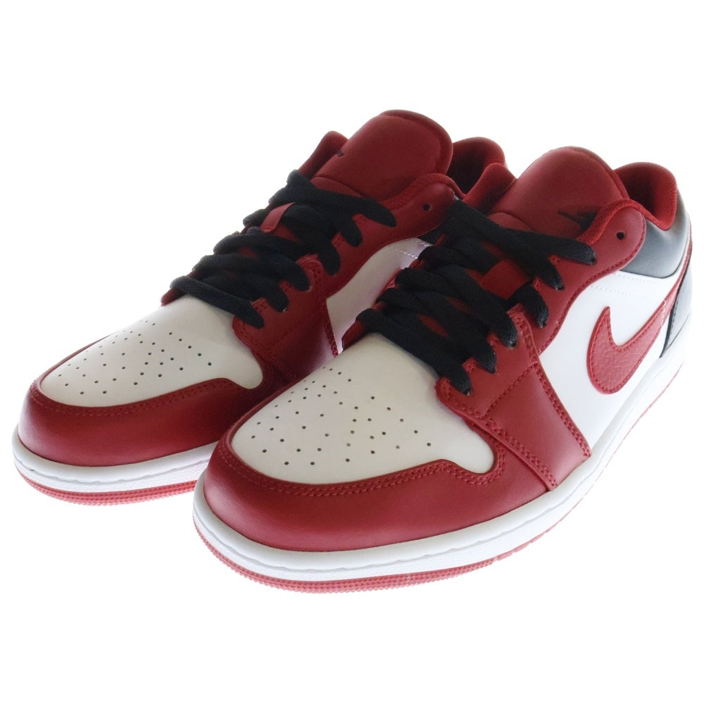 NIKE(ナイキ) AIR JORDAN 1 LOW GYM RED エアジョーダン1 ロー ジムレッド ローカットスニーカー 553558-163 レッド/ホワイト US11/29.0cm