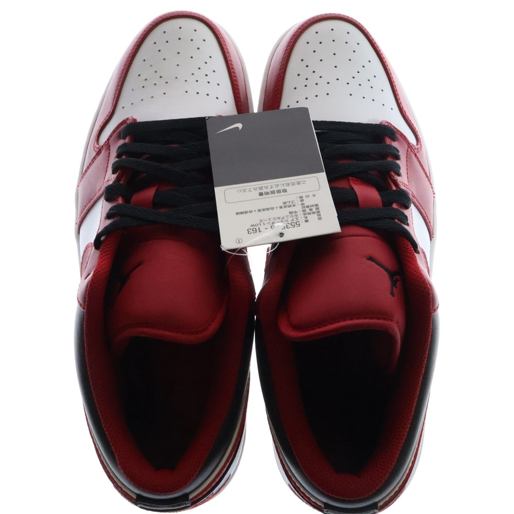 NIKE(ナイキ) AIR JORDAN 1 LOW GYM RED エアジョーダン1 ロー ジムレッド ローカットスニーカー 553558-163 レッド/ホワイト US11/29.0cm
