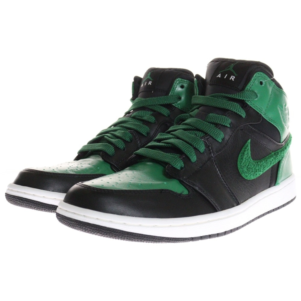 NIKE(ナイキ) 【観賞用2008年製】AIR JORDAN 1 PHAT PREMIER エアジョーダン 1 ファット プレミア ハイカットスニーカー 375173-031 ブラック/グリーン US11/29.0cm
