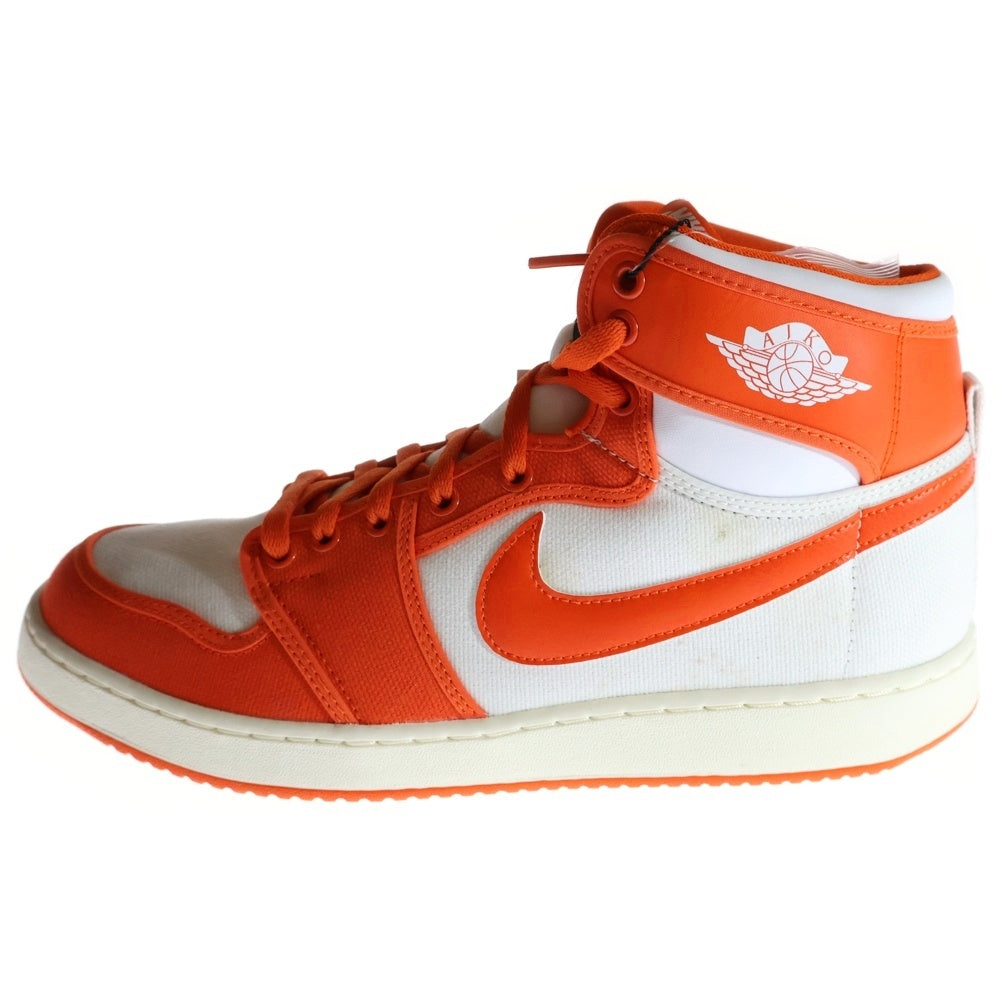 NIKE(ナイキ) AIR JORDAN1 KO Rush Orange エアジョーダン1 ノックアウトハイカットスニーカーシューズ DO5047-801 ホワイト/オレンジ US11/29.0cm