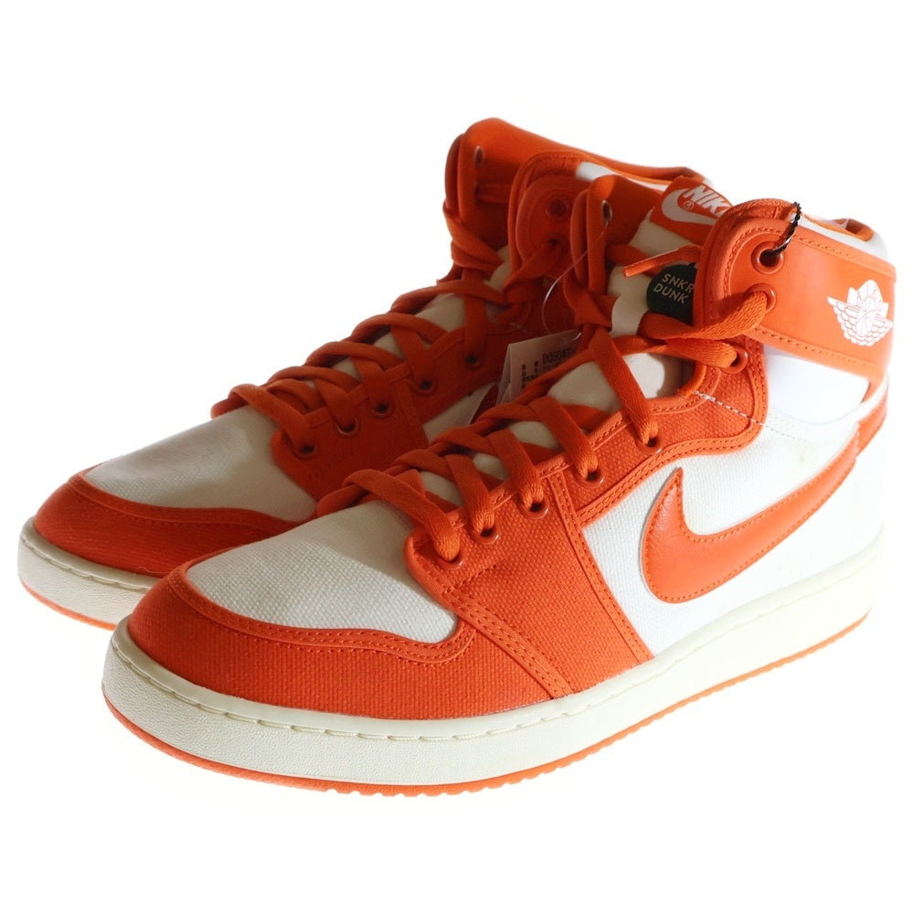 NIKE(ナイキ) AIR JORDAN1 KO Rush Orange エアジョーダン1 ノックアウトハイカットスニーカーシューズ DO5047-801 ホワイト/オレンジ US11/29.0cm