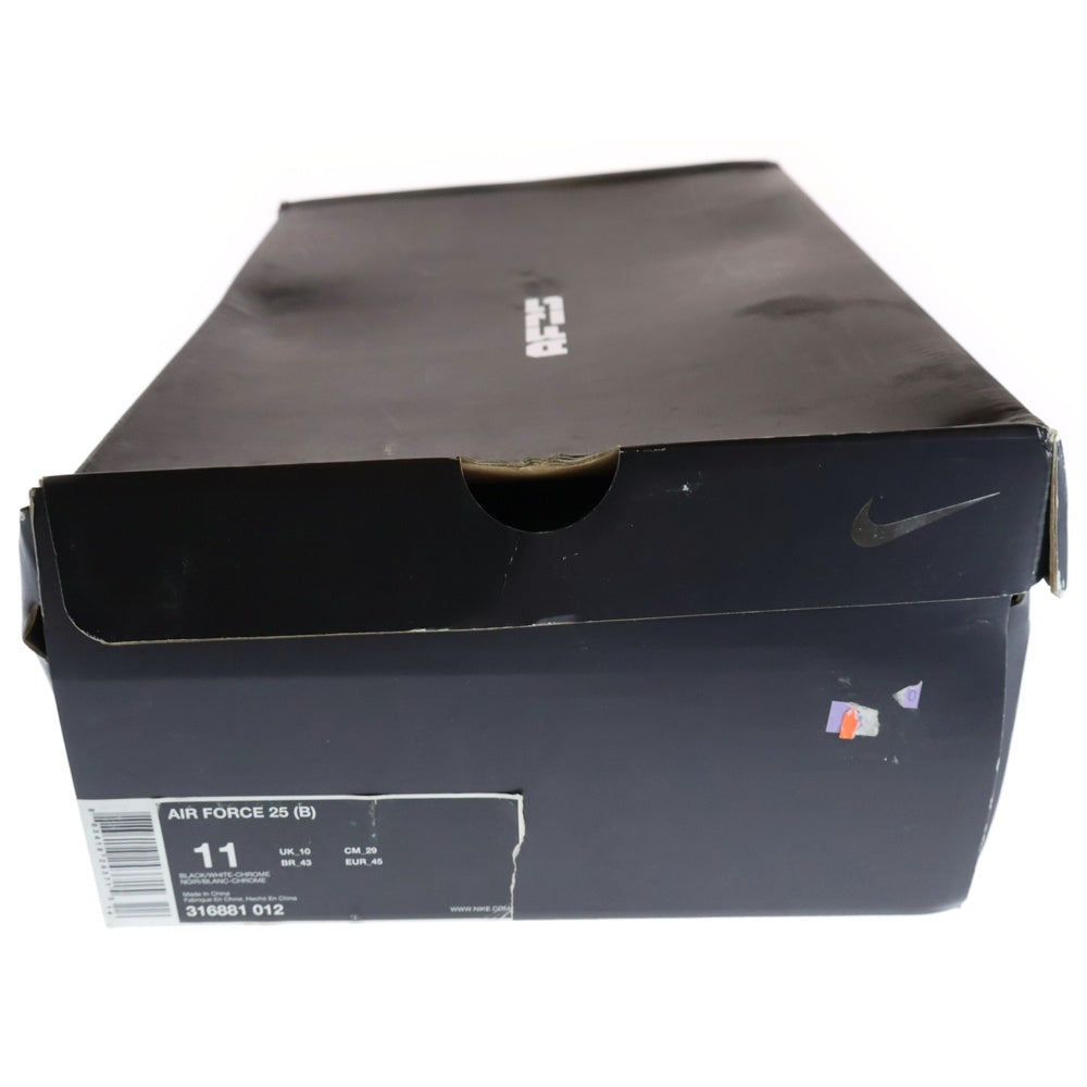 NIKE(ナイキ) 【観賞用 2006年製】AIR FORCE 25 エアフォース25 ハイカットスニーカー 316881-012 ブラック/ホワイト US11/29.0cm