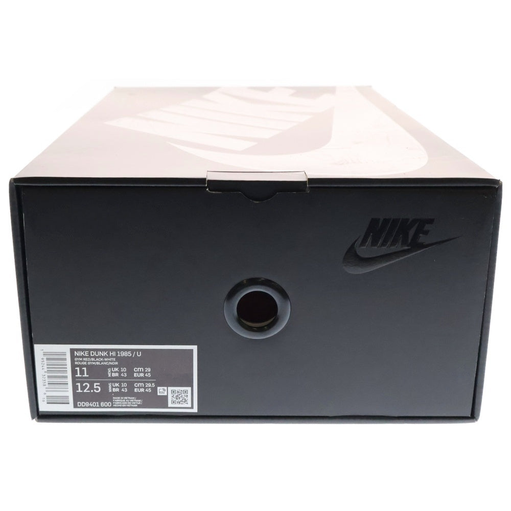NIKE(ナイキ) UNDERCOVER DUNK HIGH 1985 UBA DD9401-600 アンダーカバー ダンク ハイカットスニーカー ブラック/レッド US11/29.0cm