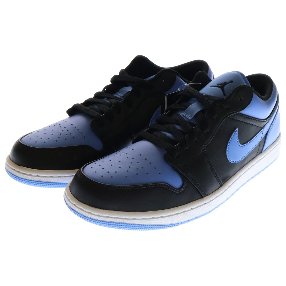 NIKE(ナイキ) AIR JORDAN 1 LOW UNIVERSITY BLUE エアジョーダン1 ローカットスニーカー ユニバーシティブルー 553558-041 ブラック/ブルー US11/29.0cm