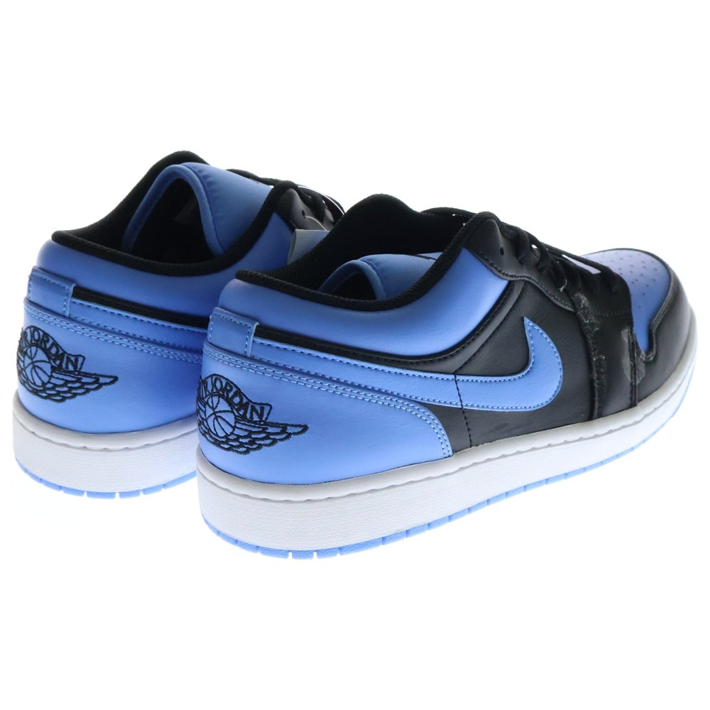 NIKE(ナイキ) AIR JORDAN 1 LOW UNIVERSITY BLUE エアジョーダン1 ローカットスニーカー ユニバーシティブルー 553558-041 ブラック/ブルー US11/29.0cm