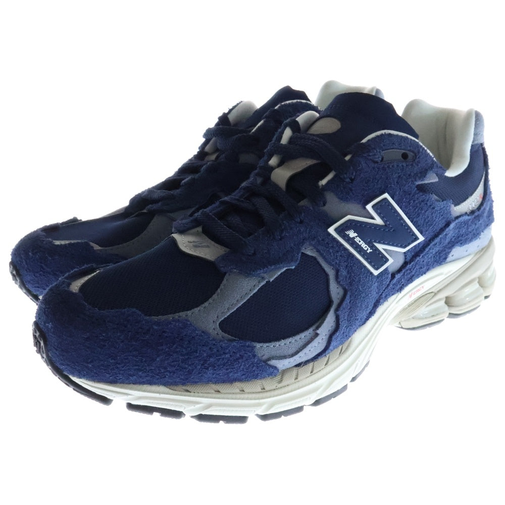 New Balance(ニューバランス) 2002R Low Cut Sneakers M2002RDK ロゴ スエード ローカットスニーカー ブルー US11/29.0cm