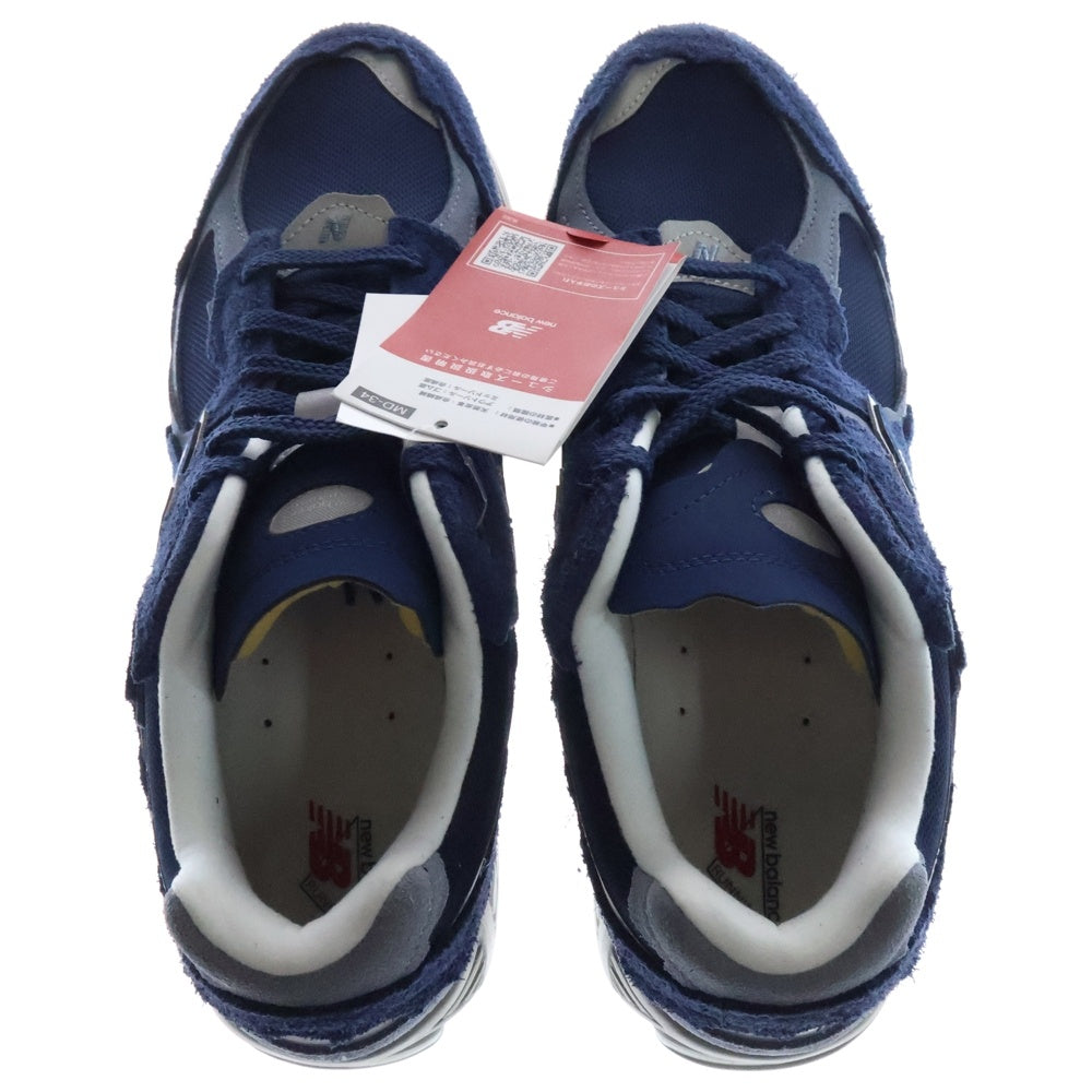 New Balance(ニューバランス) 2002R Low Cut Sneakers M2002RDK ロゴ スエード ローカットスニーカー ブルー US11/29.0cm