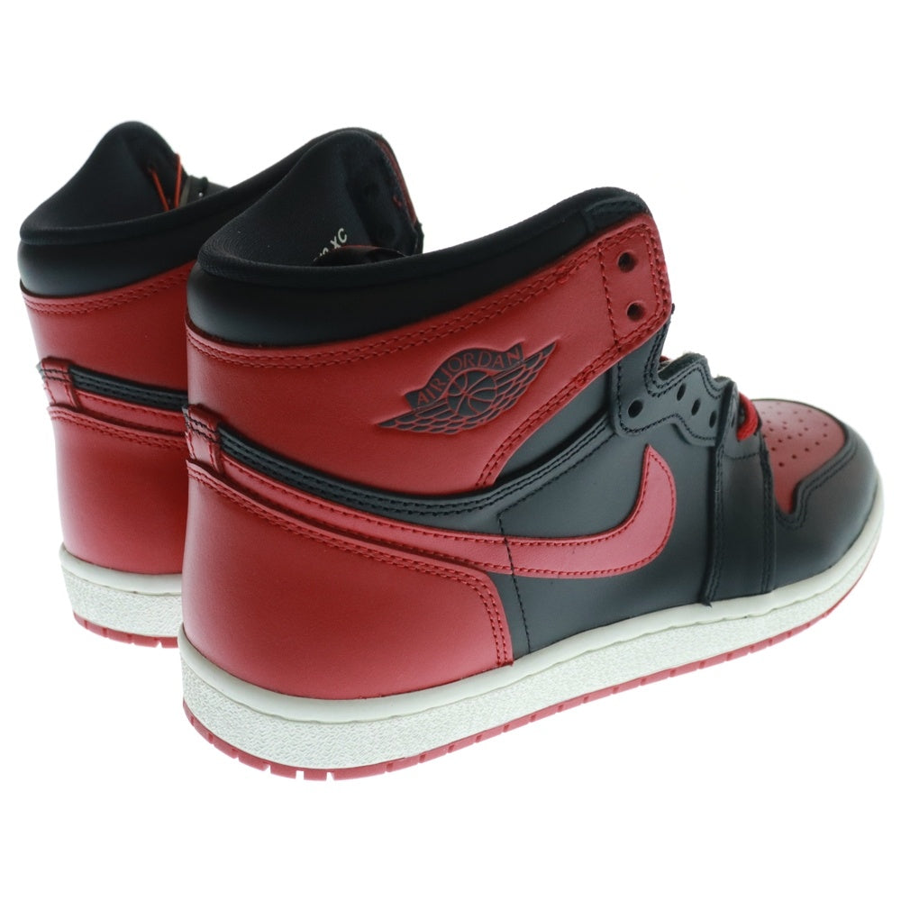 NIKE(ナイキ) AIR JORDAN 1 HIGH 85 BRED エアジョーダン 1 ブレッド ハイカットスニーカー レッド/ブラック US10/28cm HV6674-067