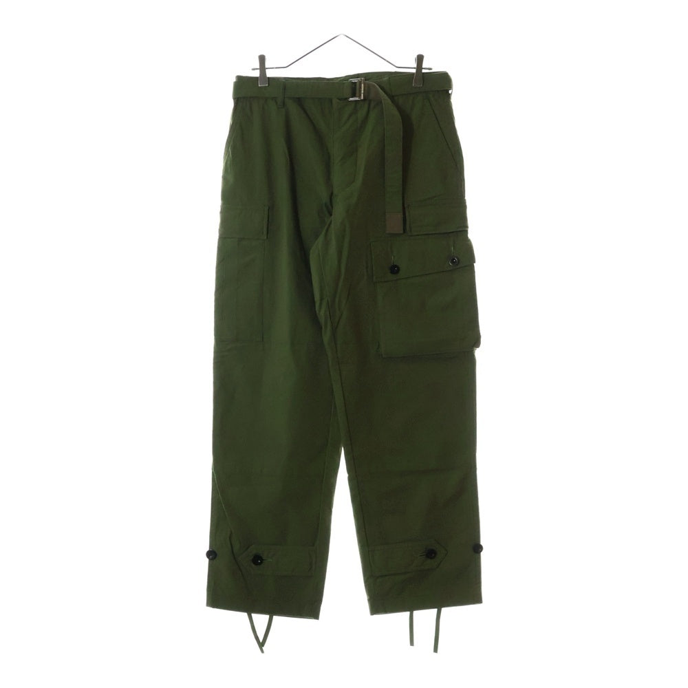Sacai(サカイ) ×WTAPS 23SS MILL TROUSER 01 Pants 23-03240M ダブルタップス ミリタリーカーゴパンツ オリーブ
