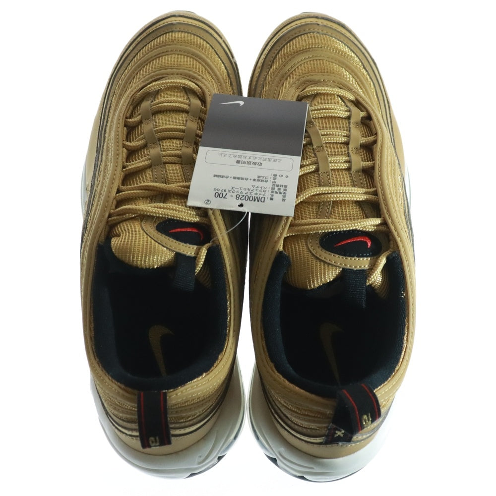 NIKE(ナイキ) AIR MAX 97 DM0028-700 エアマックス 97 ローカットスニーカー メタリック ゴールド US10/28.0cm