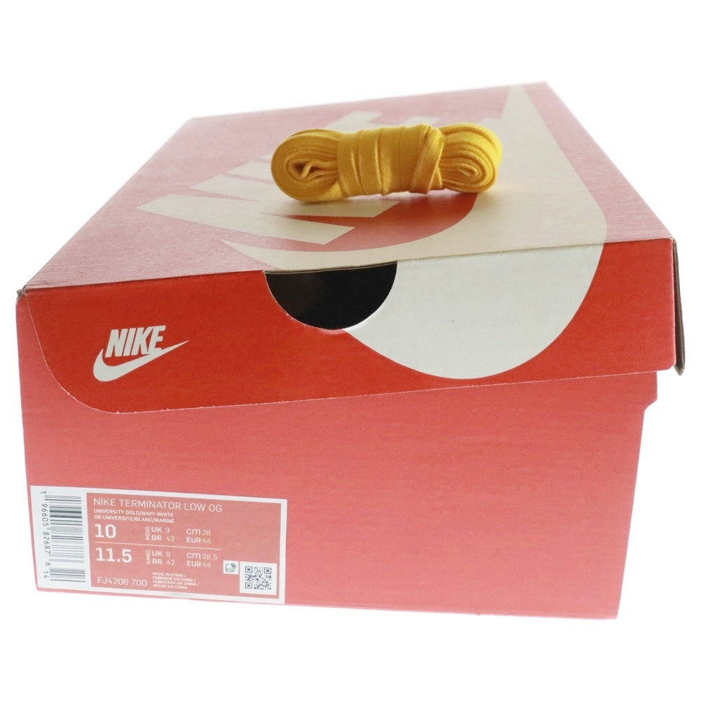 NIKE(ナイキ) TERMINATOR LOW OG FJ4206-700 ターミネーター ローカットスニーカー イエロー/ネイビー US10/28cm