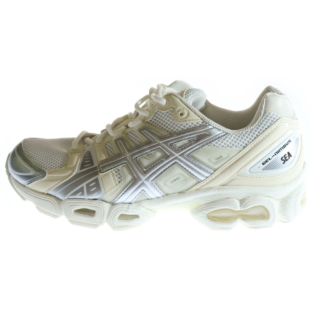 ASICS(アシックス) ×WIND AND SEA GEL NIMBUS 9 1201A801-100 ウィンダンシー ゲルニンバス9 ローカットスニーカー ホワイト US9.5/27.5cm