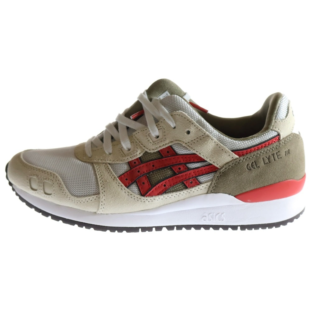 ASICS(アシックス) GEL-LYTE III 1201A832-020 ゲルライトIII  ローカットスニーカー ホワイト/ブラウン US9.5/27.5cm