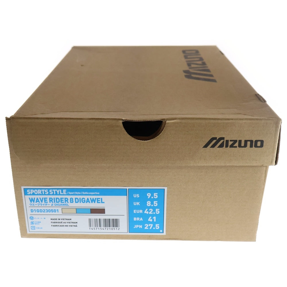MIZUNO(ミズノ) ×DIGAWEL WAVE RIDER D1GD230501 ディガウェル ウェーブライダー ローカットスニーカー マルチ US9.5/27.5cm