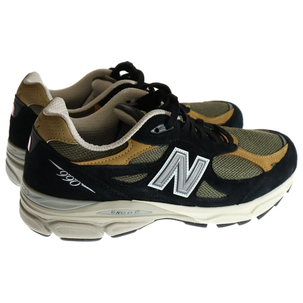 New Balance(ニューバランス) M990BB3 スエード メッシュ ローカットスニーカー ブラック US9.5/27.5cm