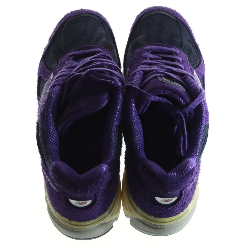New Balance(ニューバランス) U990TB4 USA製 スエードメッシュローカットスニーカー パープル US9.5/27.5cm
