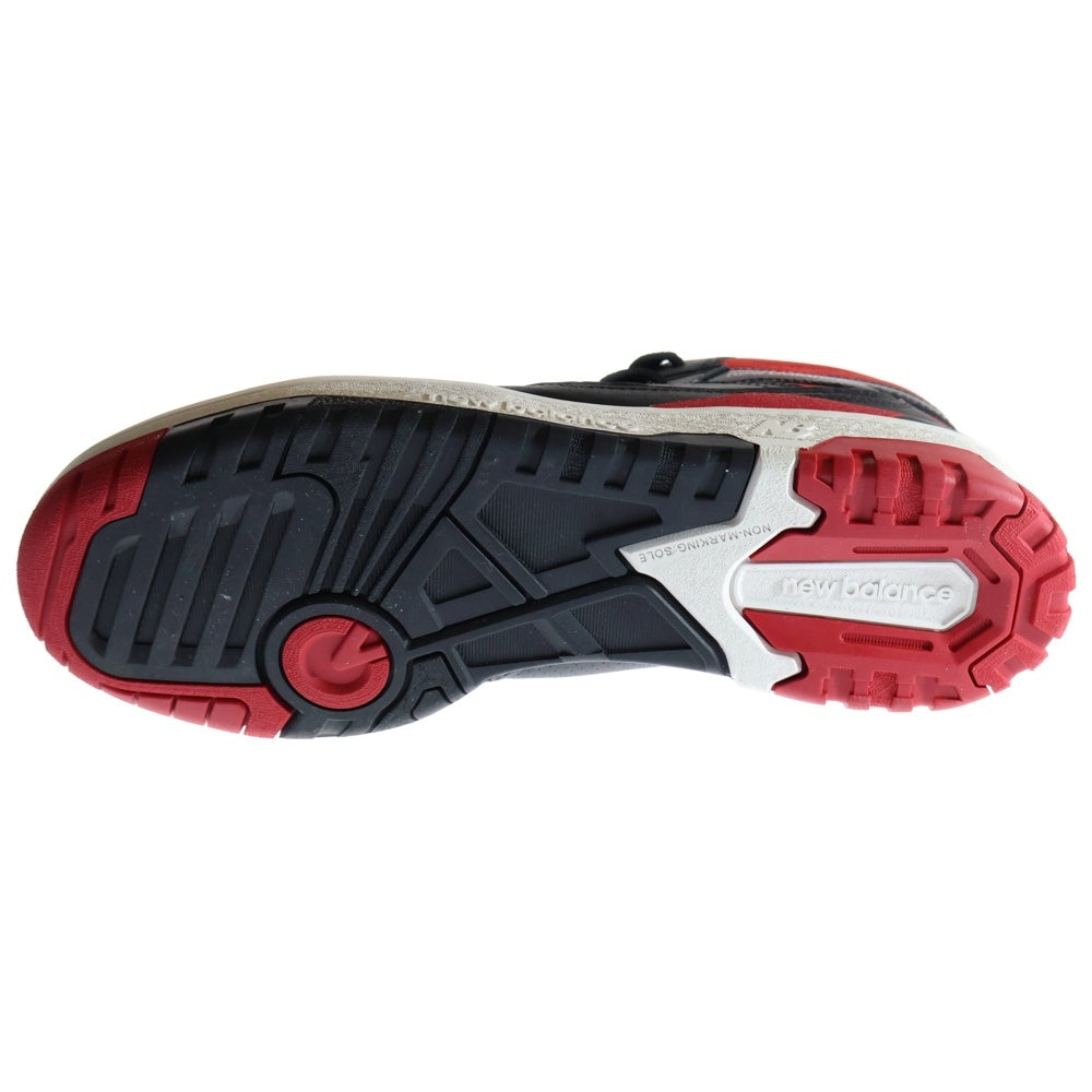 New Balance(ニューバランス) BB650RBR ハイカットスニーカー ブラック/レッド US9.5/27.5cm