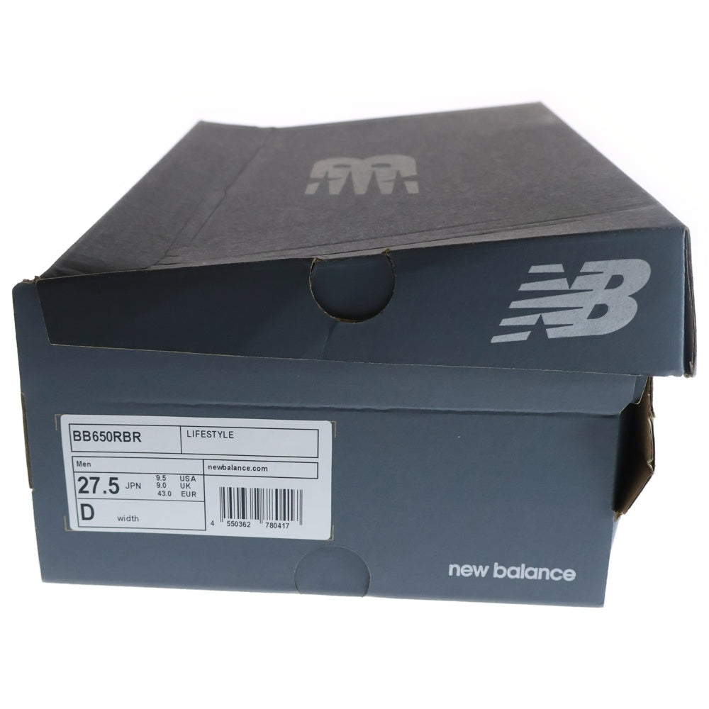 New Balance(ニューバランス) BB650RBR ハイカットスニーカー ブラック/レッド US9.5/27.5cm