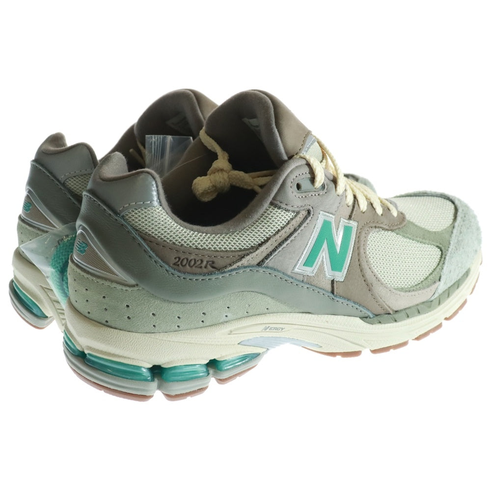 New Balance(ニューバランス) M2002RAM スエード メッシュ ローカットスニーカー グレー/グリーン US9/27.0cm