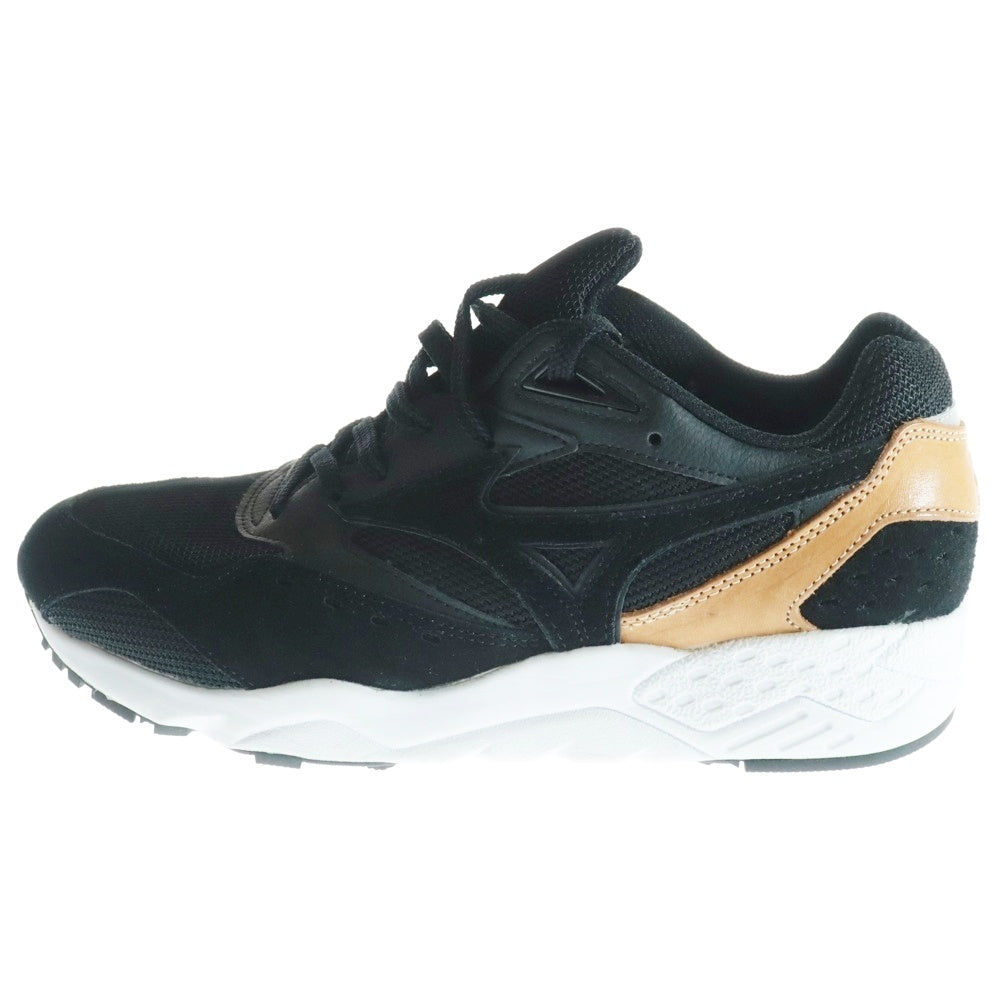 MIZUNO(ミズノ) ×IL BISONTE CONTENDER D1GG220102 イルビゾンテ コンテンダー ローカットスニーカー ブラック US9.5/27.5cm