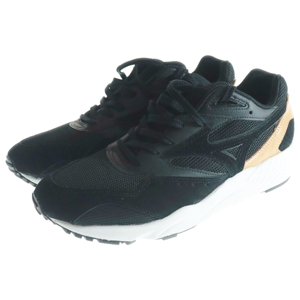 MIZUNO(ミズノ) ×IL BISONTE CONTENDER D1GG220102 イルビゾンテ コンテンダー ローカットスニーカー ブラック US9.5/27.5cm