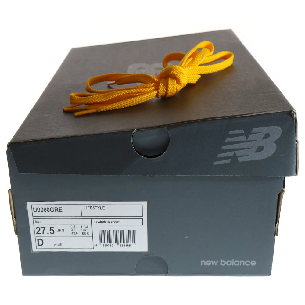 New Balance(ニューバランス) U9060GRE スエード ローカットスニーカー グリーン US9.5/27.5cm