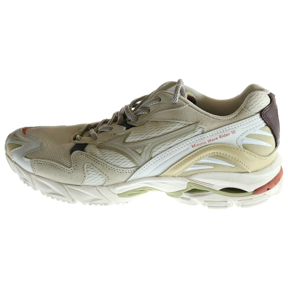 MIZUNO(ミズノ) ×WOODWOOD WAVE RIDER10 ウッドウッド ウェーブライダー 10 ローカットスニーカー ベージュ US9.5/27.5cm