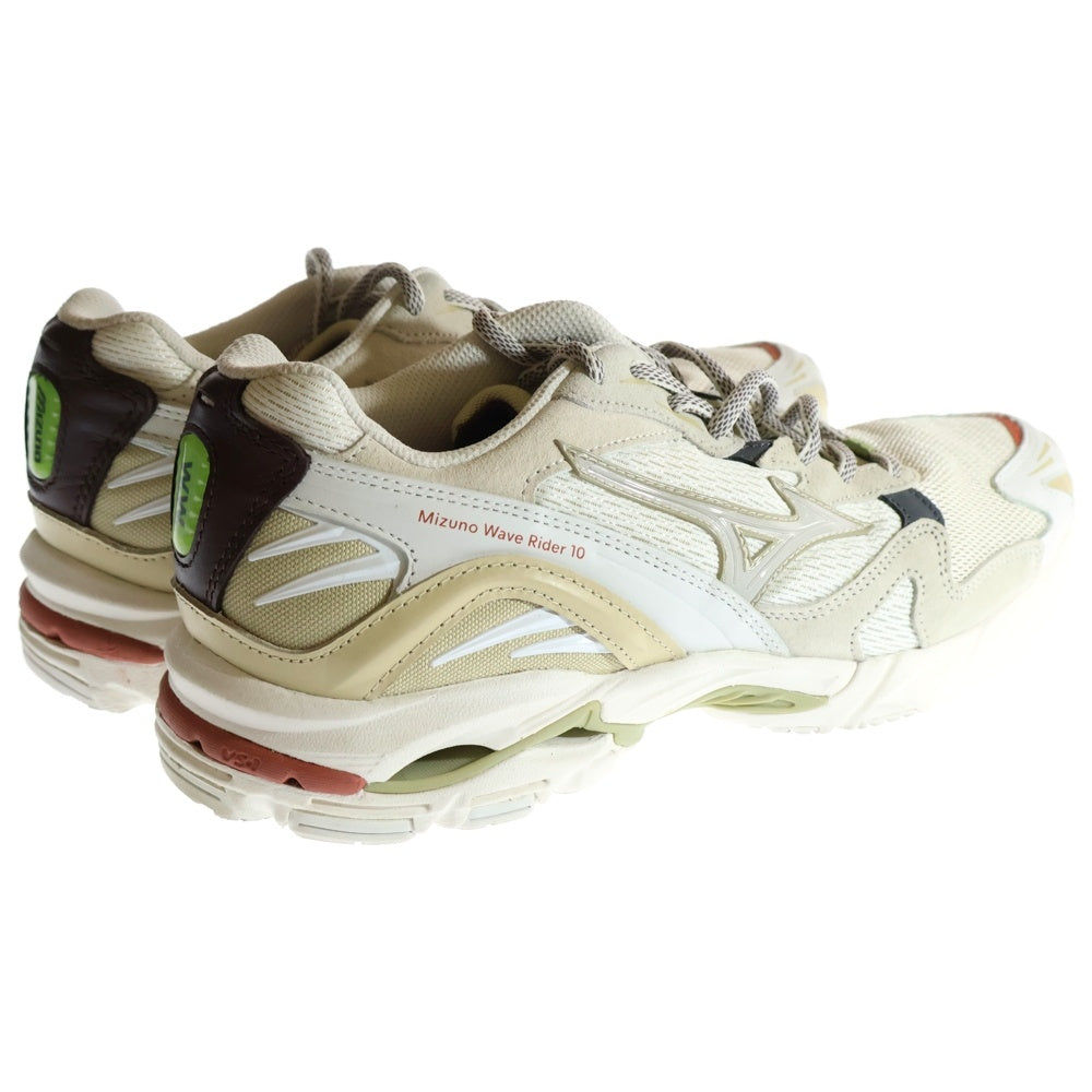 MIZUNO(ミズノ) ×WOODWOOD WAVE RIDER10 ウッドウッド ウェーブライダー 10 ローカットスニーカー ベージュ US9.5/27.5cm