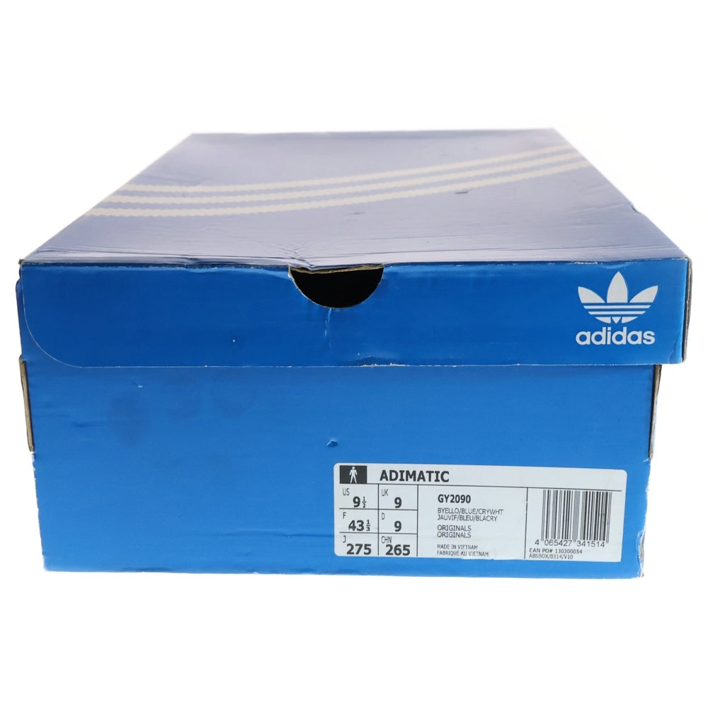 adidas(アディダス) ADIMATIC GY2090 アディマティック ローカットスニーカー イエロー/ブルー US9.5/27.5cm