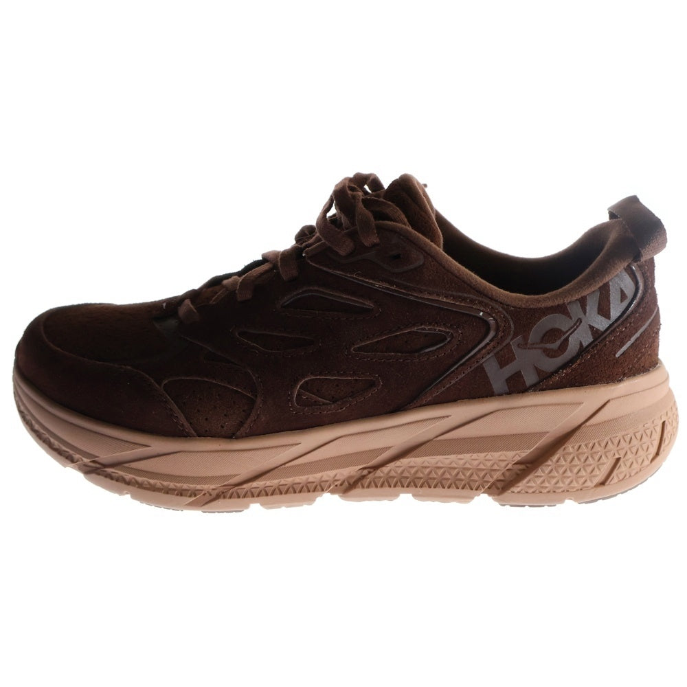HOKA ONE ONE(ホカオネオネ) U CLIFTON L SUEDE 1122571 クリフトン ローカットスニーカー ブラウン US9.5/27.5cm