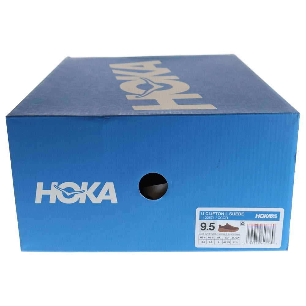 HOKA ONE ONE(ホカオネオネ) U CLIFTON L SUEDE 1122571 クリフトン ローカットスニーカー ブラウン US9.5/27.5cm