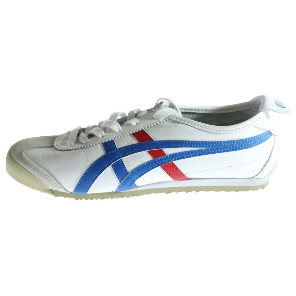 Onitsuka Tiger(オニツカタイガー) MEXICO 66 F581224 メキシコ66 ローカットスニーカー US7/25.0cm ホワイト/ブルー/レッド レディース
