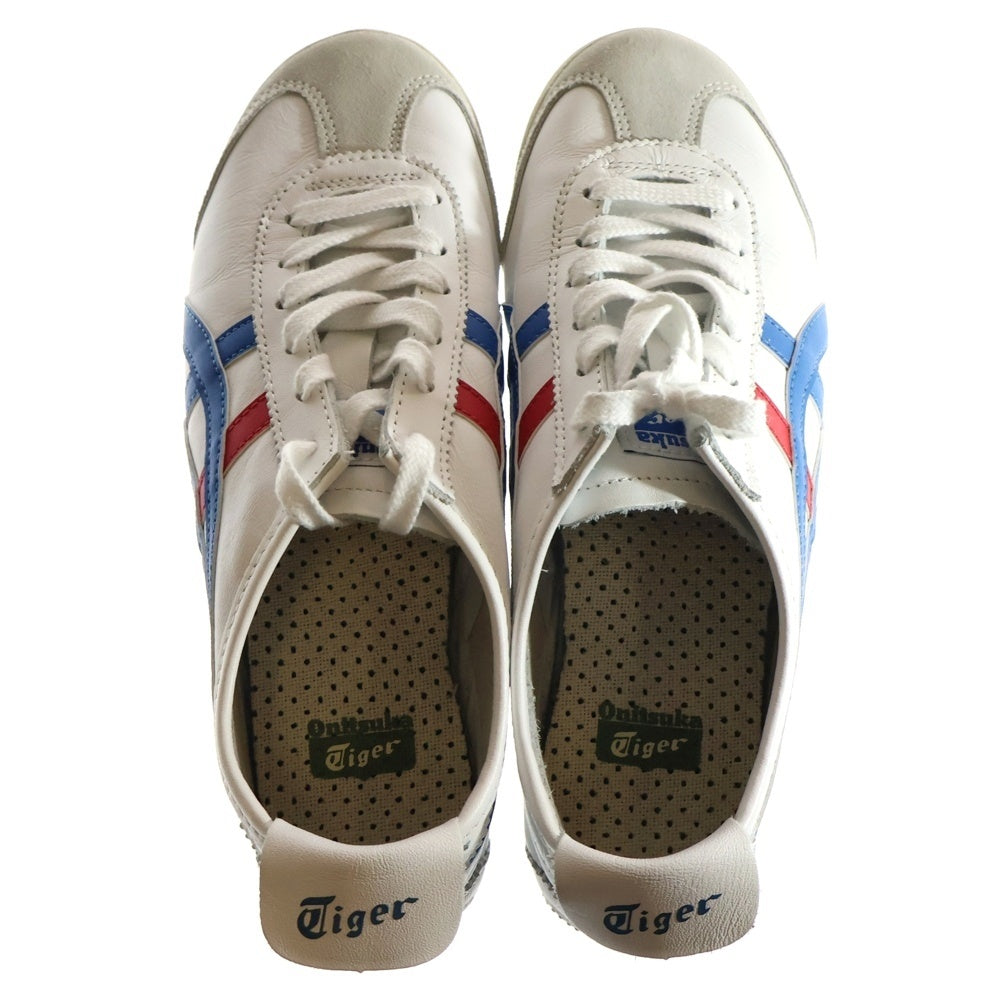 Onitsuka Tiger(オニツカタイガー) MEXICO 66 F581224 メキシコ66 ローカットスニーカー US7/25.0cm ホワイト/ブルー/レッド レディース
