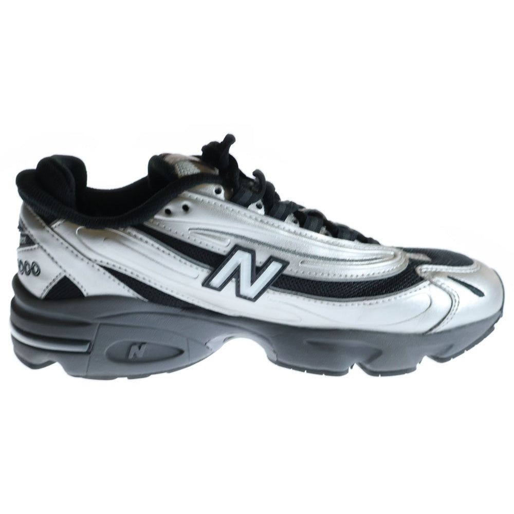 New Balance(ニューバランス) Silver Metallic M1000EGR シルバーメタリック ローカットスニーカー US7/25.0cm ブラックレディース
