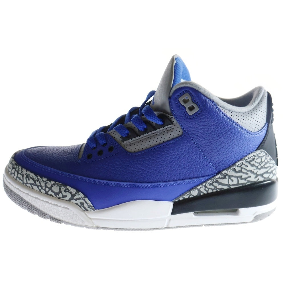 NIKE(ナイキ) AIR JORDAN 3 VARSITY ROYAL CT8532-400 エアジョーダン3 バーシティロイヤル ハイカットスニーカー US9/27.0cm ブルー/グレー