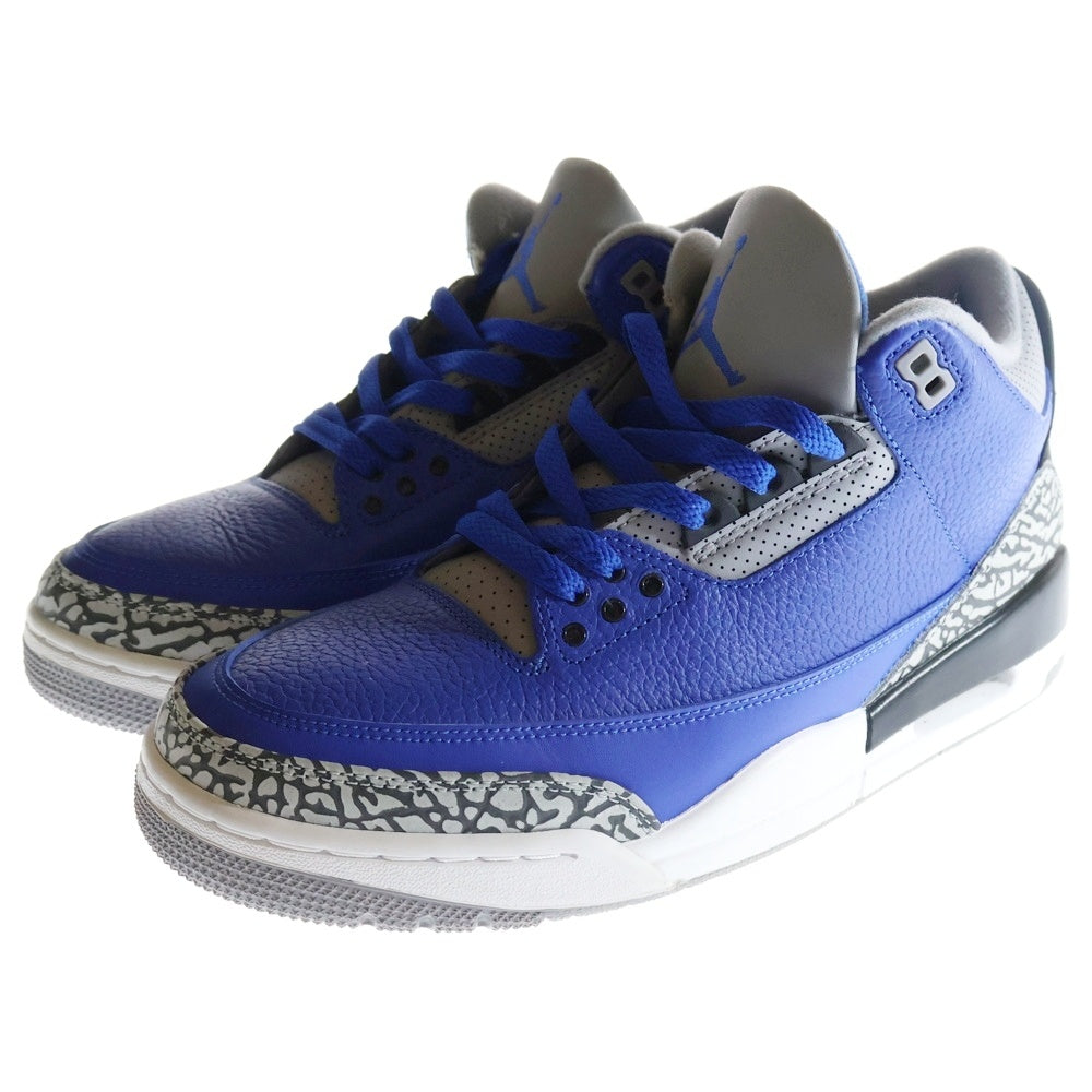NIKE(ナイキ) AIR JORDAN 3 VARSITY ROYAL CT8532-400 エアジョーダン3 バーシティロイヤル ハイカットスニーカー US9/27.0cm ブルー/グレー