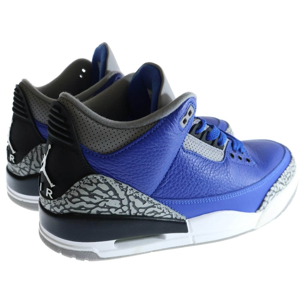 NIKE(ナイキ) AIR JORDAN 3 VARSITY ROYAL CT8532-400 エアジョーダン3 バーシティロイヤル ハイカットスニーカー US9/27.0cm ブルー/グレー